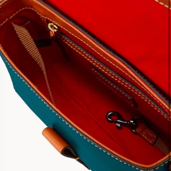 Dooney & Bourke Wexford Leather Kyra Bag Deep Teal - Picture 14 of 14